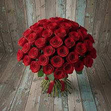 Букет 55 Красных роз Фридом #REPLACE_PRED# Инжавино