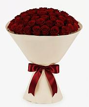 Букет 101 Бордовая роза Блэк Бакарра в Инжавино