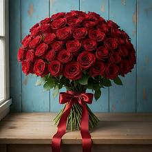 Букет Красные розы Блэк Меджик в Инжавино