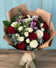 Букет цветов из:  Розы и Альстромерии в Инжавино