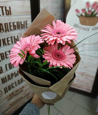 Букет цветов из: Герберы в Инжавино