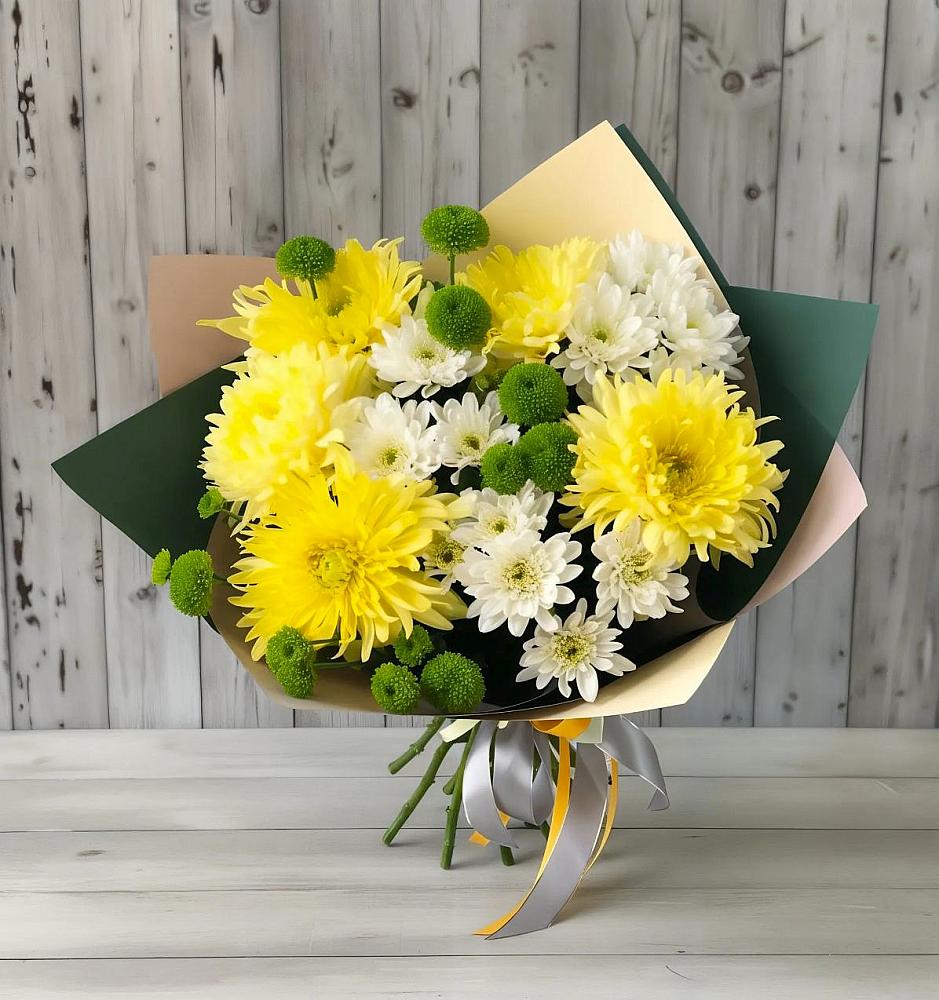 Букет цветов из: Хризантемы в Инжавино