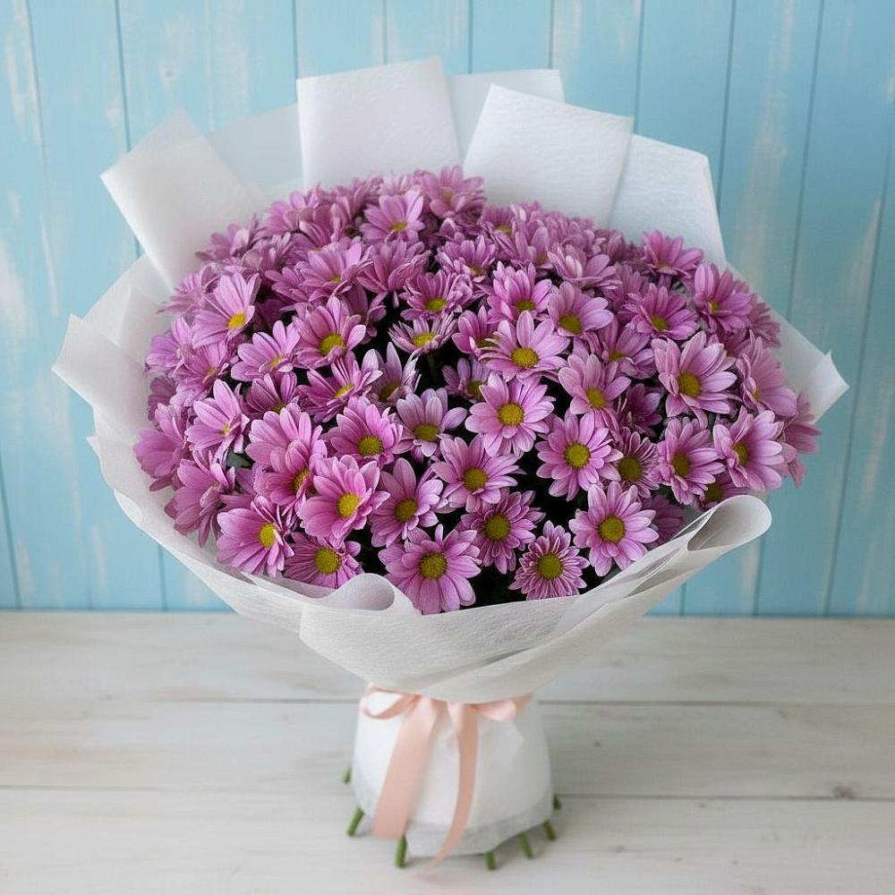 Букет цветов из: Хризантемы в Инжавино