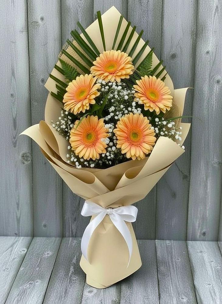 Букет цветов из: Герберы в Инжавино