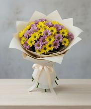 Букет цветов из:  Хризантемы #REPLACE_PRED# Инжавино