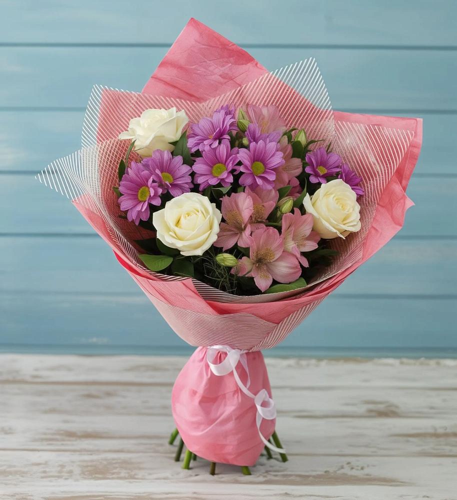 Букет цветов из: Герберы в Инжавино