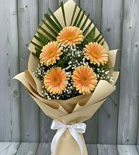 Букет цветов из:  Герберы #REPLACE_PRED# Инжавино