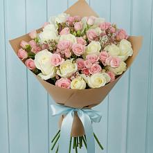 Букет цветов из:  Розы в Инжавино