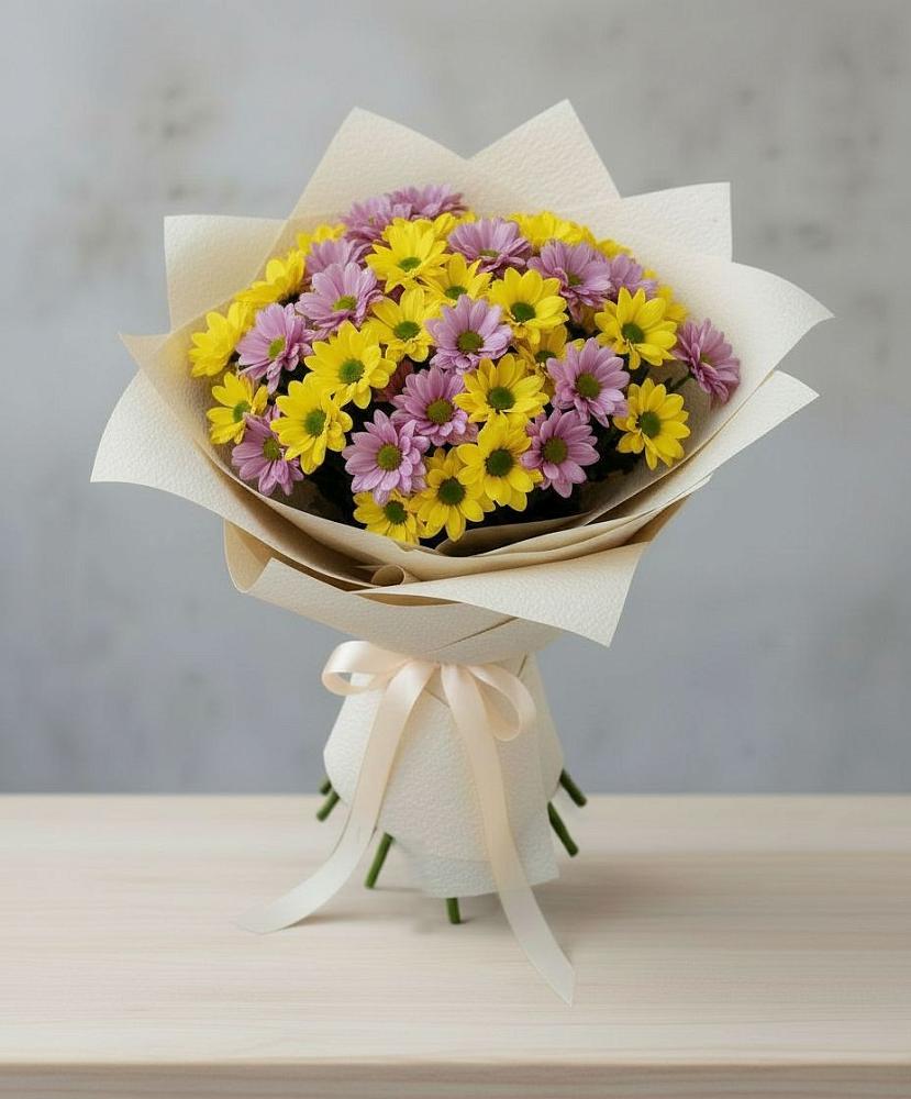 Букет цветов из: Хризантемы в Инжавино
